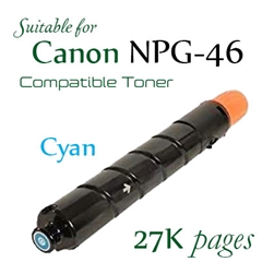 NPG46 Cyan (Compatible), Canon imageRUNNER Advance IRC5030, IRC5035, IRC5235, IRC5240