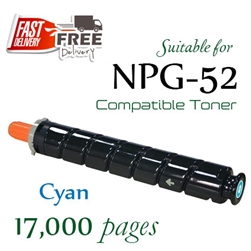 NPG52 Cyan (Compatible), Canon ImageRunner Advance IRC2020, IRC2025, IRC2030 IRC2220, IRC2225, IRC2230