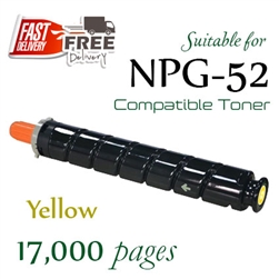 NPG52 Yellow (Compatible), Canon ImageRunner Advance IRC2020, IRC2025, IRC2030, IRC2220, IRC2225, IRC2230