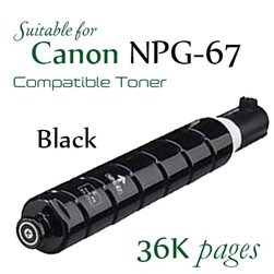 NPG67 Black (Compatible), Canon ImageRunner Advance IRC3020, IRC3025, IRC3320, IRC3325, IRC3330, IRC3520, IRC3525, IRC3530, IRC3720, IRC3725, IRC3730