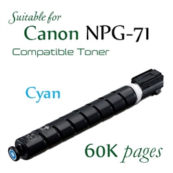 NPG71 Cyan (Compatible), Canon ImageRunner Advance IRC5535, IRC5540, IRC5550, IRC5560