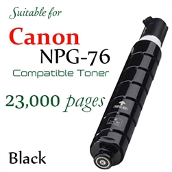 NPG76 Black (Compatible), Canon ImageRUNNER C256, IR Adv C356