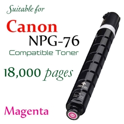 NPG76 Magenta (Compatible), Canon ImageRUNNER C256, IR Adv C356