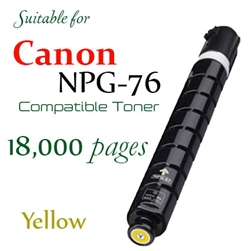 NPG76 Yellow (Compatible), Canon ImageRUNNER C256, IR Adv C356