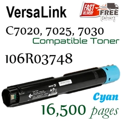 106R03748 Cyan (Compatible), VersaLink C7000 series, C7020, C7025, C7030