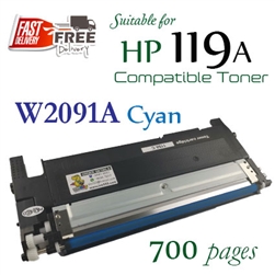 HP119A Cyan (W2091A, Compatible), Color LaserJet 150a, 150nw, 170, 178nw, 179fnw