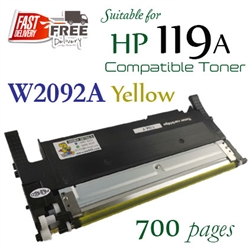 HP119A Yellow (W2092A, Compatible), Color LaserJet 150a, 150nw, 170, 178nw, 179fnw