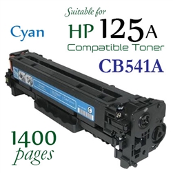 HP125A Cyan (CB541A, Compatible), LaserJet CP1210, CP1215, CP1510, CP1515, CP1518, CM1300, CM1312