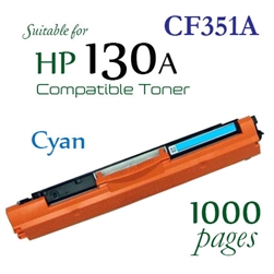 HP130A Cyan (CF351A, Compatible), LaserJet Pro MFP M176n, M177fw