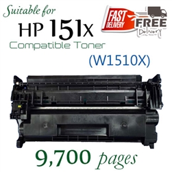 HP151X (W1510X, Compatible), LaserJet Pro 4003dn, 4003dw, 4003n, MFP 4103dw, 4103fdn, 4103fdw