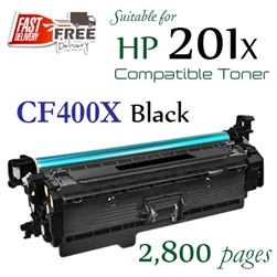 HP201X Black (CF400X, Compatible), LaserJet Pro M252dw, M252n, M274n, M277dw, M277n