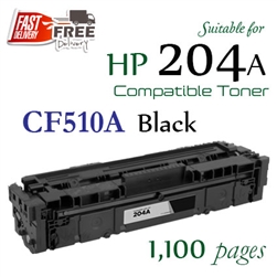 HP204A Black (CF510A, Compatible), Colour LaserJet Pro M154a, M154nw, MFP M178, M179, M180, M181