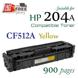 HP204A Yellow (CF512A, Compatible), Colour LaserJet Pro M154a, M154nw, MFP M178, M179, M180, M181