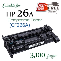 HP26A (CF226A, Compatible), LaserJet Pro M402d, M402dn, M402dne, M402dw, M402m, M402n, M426fdn, M426fdw, M426m