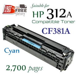 312A Cyan (CF381A, Compatible)