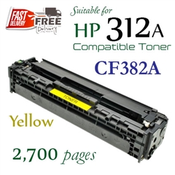 312A Yellow (CF382A, Compatible)