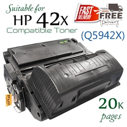 HP42X (Q5942X, Compatible), LaserJet 4240, 4240n, 4250dtn, 4250dtnsl, 4250n, 4250tn, 4350, 4350dtn, 4350dtnsl, 4350n, 4350tn