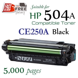 504A Black (CE250A, Compatible)