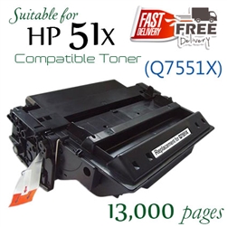 HP51X (Q7551X, Compatible), LaserJet P3005, P3005d, P3005n, M3027mfp, M3035mfp