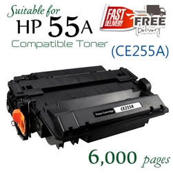 HP55A (CE255A, Compatible), LaserJet Flow Pro Enterprise 500 P3015d, P3010, P3015d, P3015dn, P3015n, P3015x, M521dn, M521dw, M521dx, M521dz, M525c, M525dn, M525f