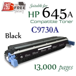 645A Black (C9730A, Compatible)