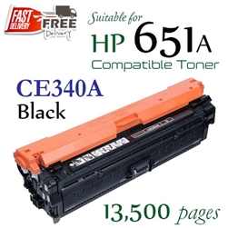 651A Black (CE340A, Compatible), HP Laserjet Enterprise 700 Color MFP MFP775