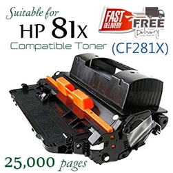 HP81X (CF281X, Compatible), LaserJet Pro Enterpise M605dn, M605n, M605x, M606dn, M606x, M630dn, M630f, M630h, M630z, M625dw