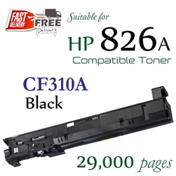 826A Black (CF310A, Compatible), HP Color LaserJet Enterprise M855dn, M855xh, M855x Plus