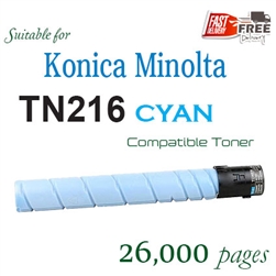 TN216 Cyan (A11G491, Compatible), Konica Minolta Bizhub C220, C280