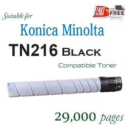 TN216 Black (A11G191, Compatible), Konica Minolta Bizhub C220, C280