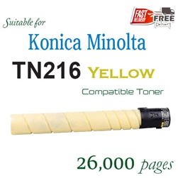 TN216 Yellow (A11G291, Compatible), Konica Minolta Bizhub C220, C280