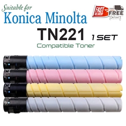 TN221 Set of 4 (Compatible)