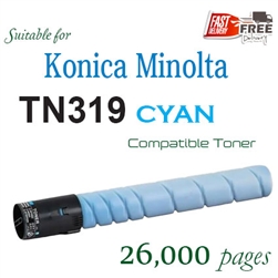 TN319 Cyan (A11G491, Compatible), Konica Minolta Bizhub C360