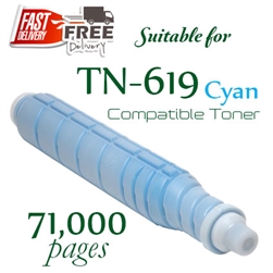 TN619 Cyan (Compatible)