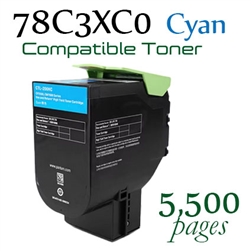 78C3XC0 Cyan (Compatible)