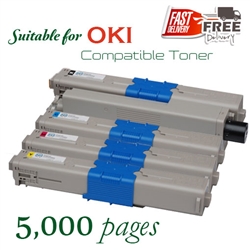 OKI C510 C530 Set (Compatible Toner), C310dn, C312dn, C330, C331dn, C510dn, C511dn, C530, C531dn, MC351, MC352, MC361, MC362dn, MC561, MC562dn