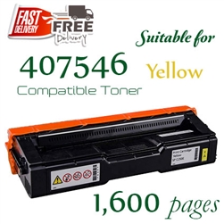 Ricoh 407546 Yellow (Compatible), Ricoh Aficio  SPC250DN, SPC250SF, SPC252E, SPC260NW, SPC261