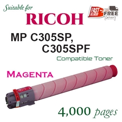 Ricoh 841608 Magenta (Compatible), Ricoh Aficio  MPC305SPF