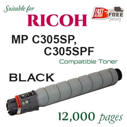 Ricoh 841622 Black (Compatible), Ricoh Aficio  MPC305SPF