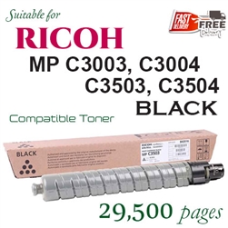 Ricoh 841829 Black (Compatible), Ricoh Aficio MPC3003, MPC3004, MPC3503, MPC3504