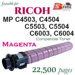 Ricoh 841867 Magenta (Compatible), Ricoh Aficio MPC4503, MPC4504, MPC5503, MPC5504, MPC6003, MPC6004