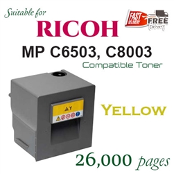 Ricoh 842193 Yellow (Compatible), Ricoh Aficio MPC6503, MPC8003