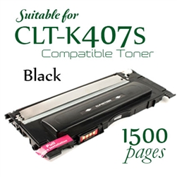 Samsung CLT-K407S Black (Compatible), CLP-320, CLP-320N, CLP-325, CLP-325W, CLX-3180, CLX-3185, CLX-3185N, CLX-3185FN, CLX-3185FW