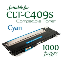 Samsung CLT-C409S Cyan (Compatible), CLP-310N, CLP-315W, CLX-3170, CLX-3175N, CLX-3175FN, CLX-3175FW