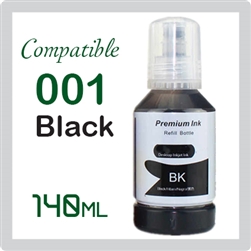 Epson 001 Black (C13T03Y100, Compatible Ink), Epson L-Series L405, L4150, L4160, L6160, L6170, L6190, L6260, L6270, L6290, L14150, L4260