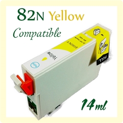 Epson 82N Yellow (Compatible), Epson Stylus Photo T50, T59, TX650, TX700W, TX710W, TX720WD, TX800W, TX810W, R270, R290, R295, R390, RX590, RX610, RX690