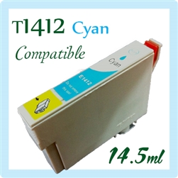 Epson T141 Cyan (C13T141290, Compatible), Epson ME 32, 320, 330, 340, ME OFFICE 82WD, 535, 560W, 620F, 900WD, 960FWD, WorkForce WF-3011, WF-3521, WF-7011, WF-7511