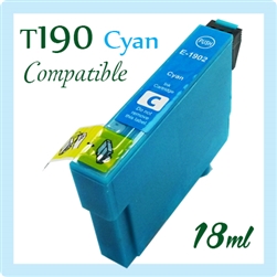 Epson T190 Cyan (C13T190290, Compatible), Epson Expression ME301, WorkForce WF-2528, WF-2538, WF-2548