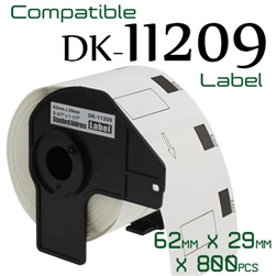 Compatible DK11209 Label (Die Cut)